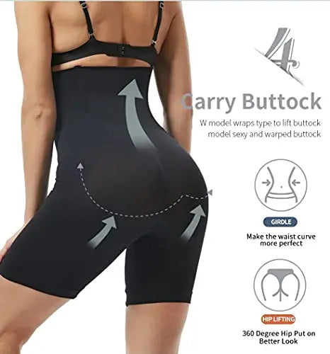 Strapless Bodysuit Shapewear for Women Tummy Control Seamless Body Shaper with Removable Straps