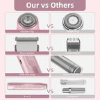 Pubic Trimmer | Wireless Personal Shaver with USB Charging,Waterproof Body Shaver,For Women Bikini Public Area Underarms Legs Arms Chest Intimate Back