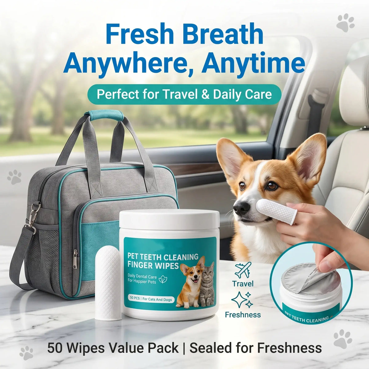 Teeth Cleaning Wipes（Buy 1, get 1 free）