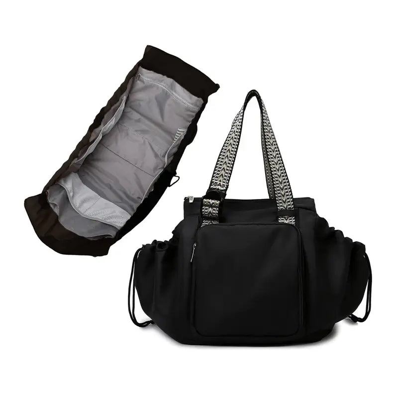 Large-Capacity, Expandable, Splash-Resistant Women's Travel Tote Bag