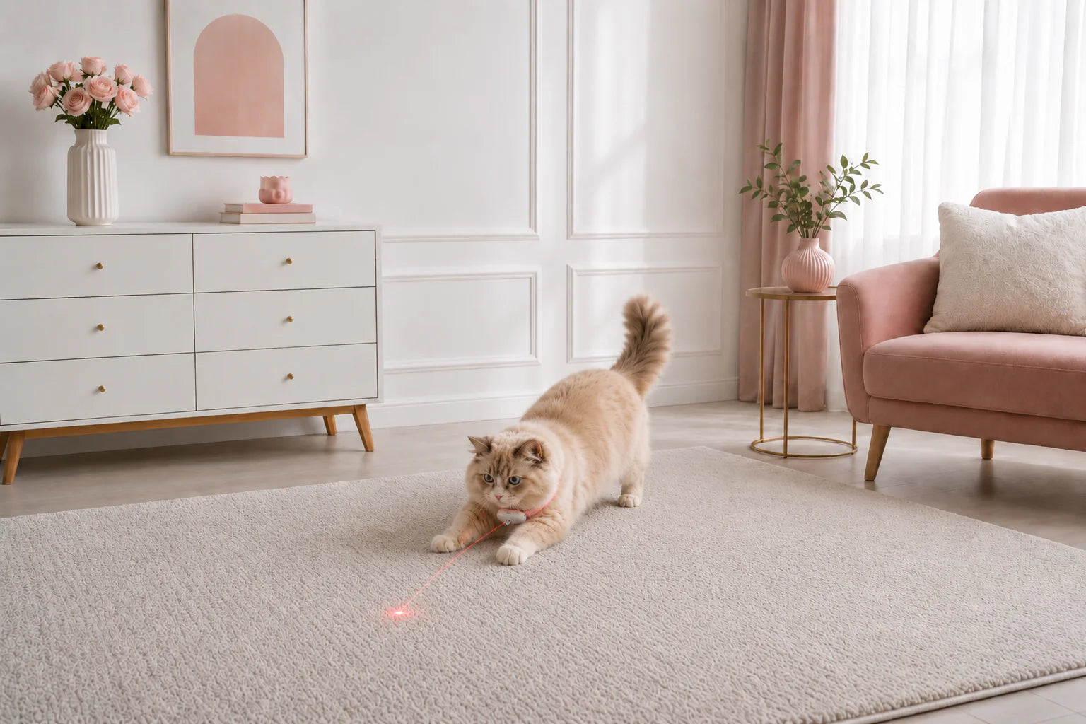 Wearable Laser Cat Collar Toy — Hands-Free Automatic Self-Play