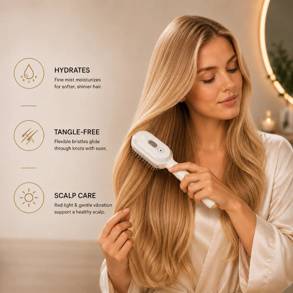 MistComb | Hydrate. Massage. Style.