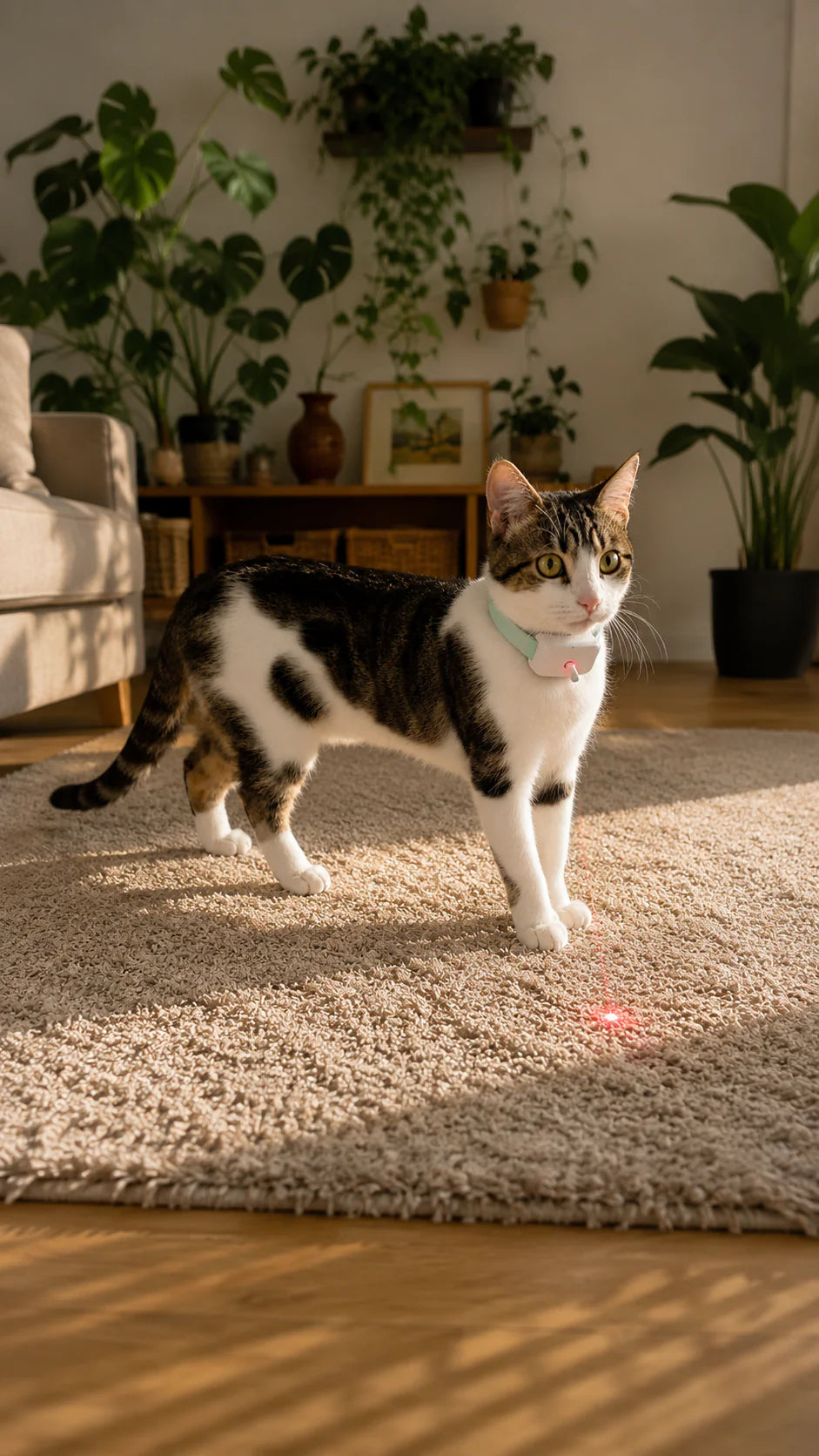 Wearable Laser Cat Collar Toy — Hands-Free Automatic Self-Play