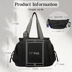 Large-Capacity, Expandable, Splash-Resistant Women's Travel Tote Bag