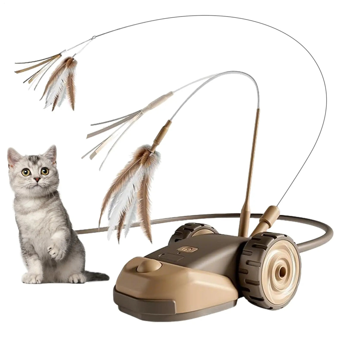 Automatic Cat Toy, Electronic Interactive Cat Toy