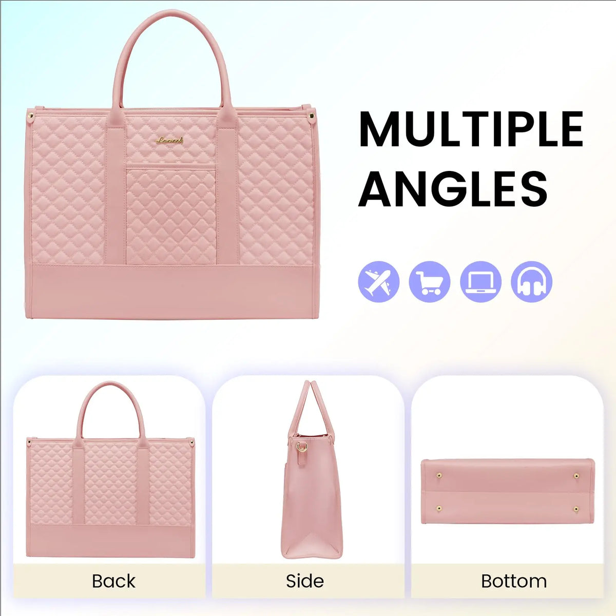 17-inch Waterproof Laptop Bag for Women