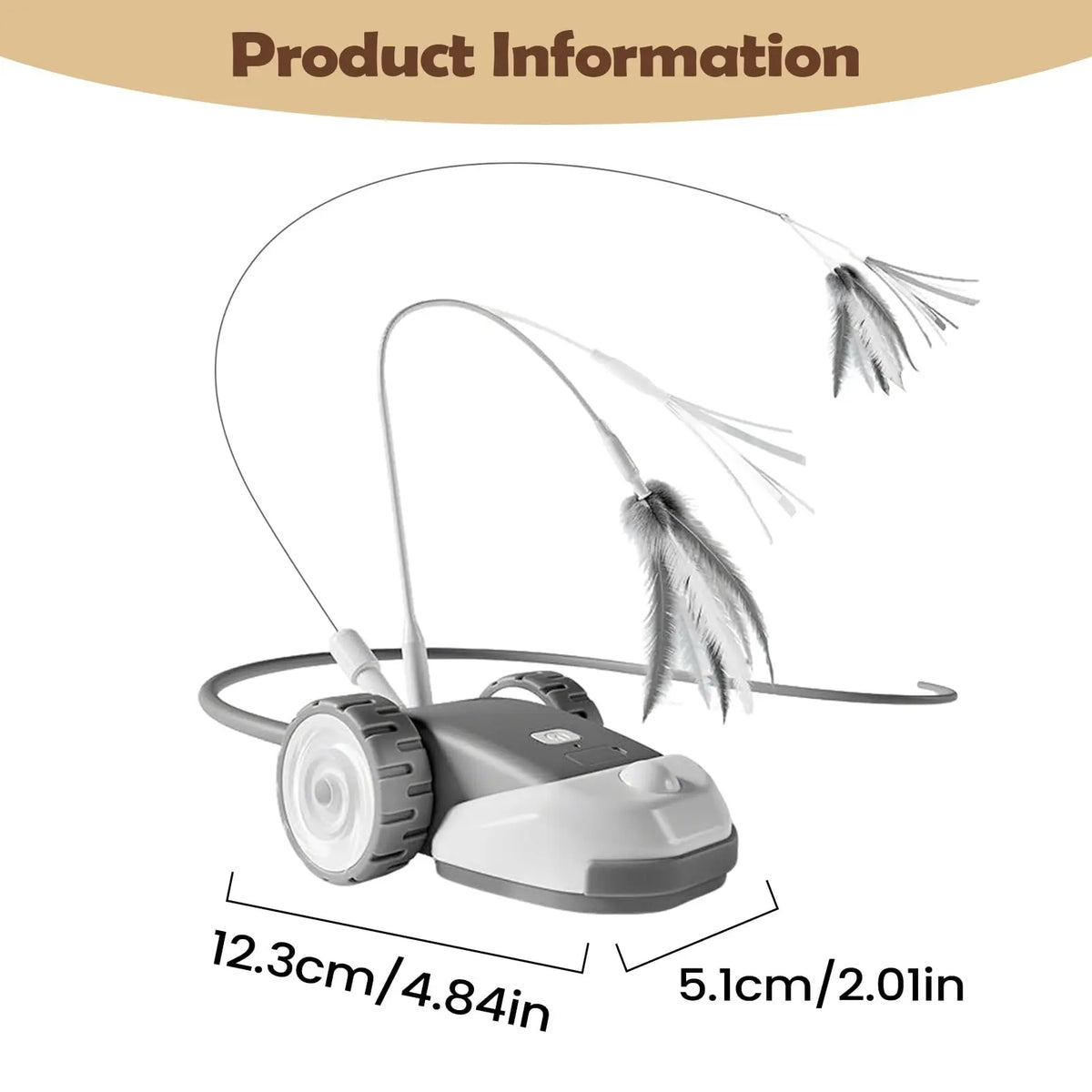 Automatic Cat Toy, Electronic Interactive Cat Toy