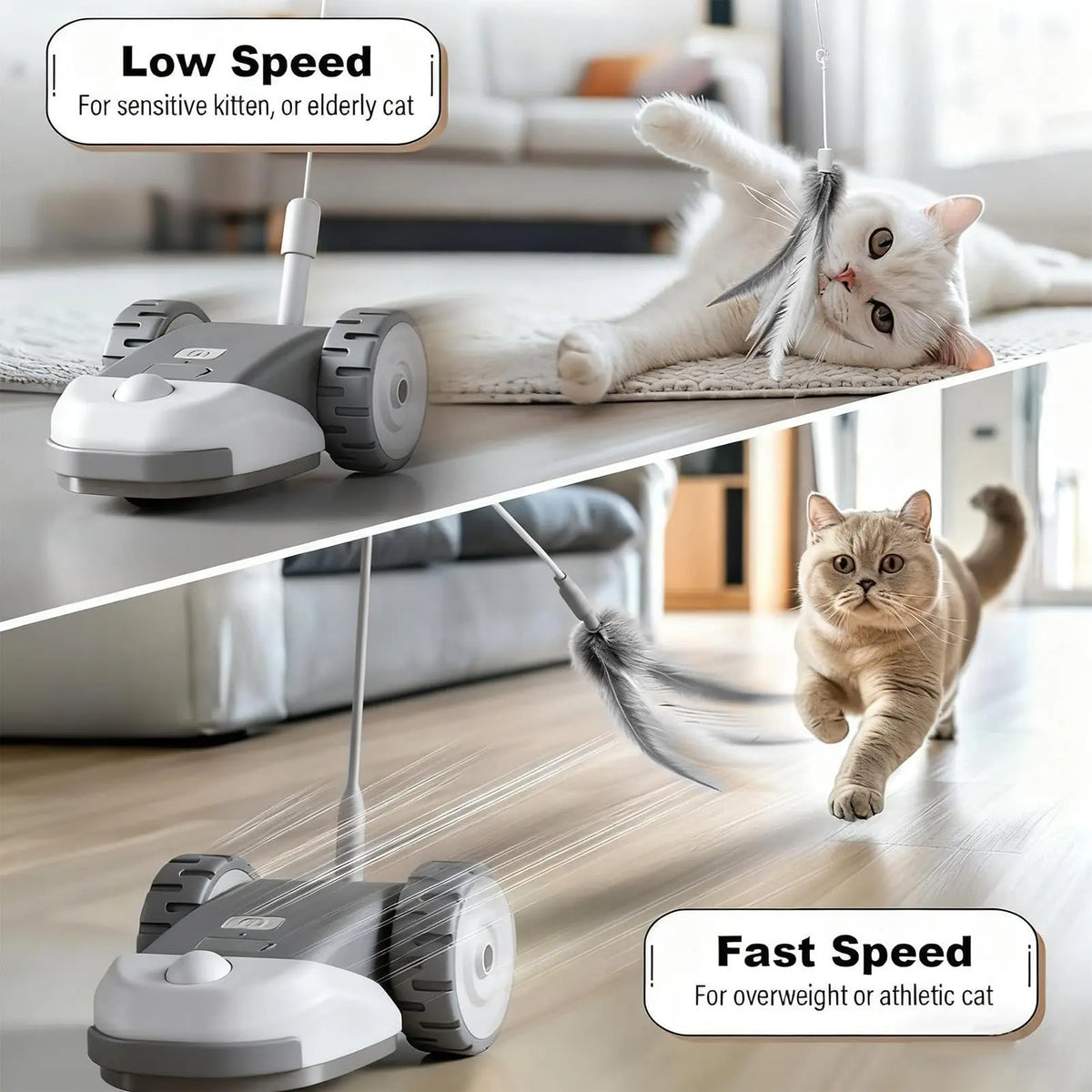 Automatic Cat Toy, Electronic Interactive Cat Toy