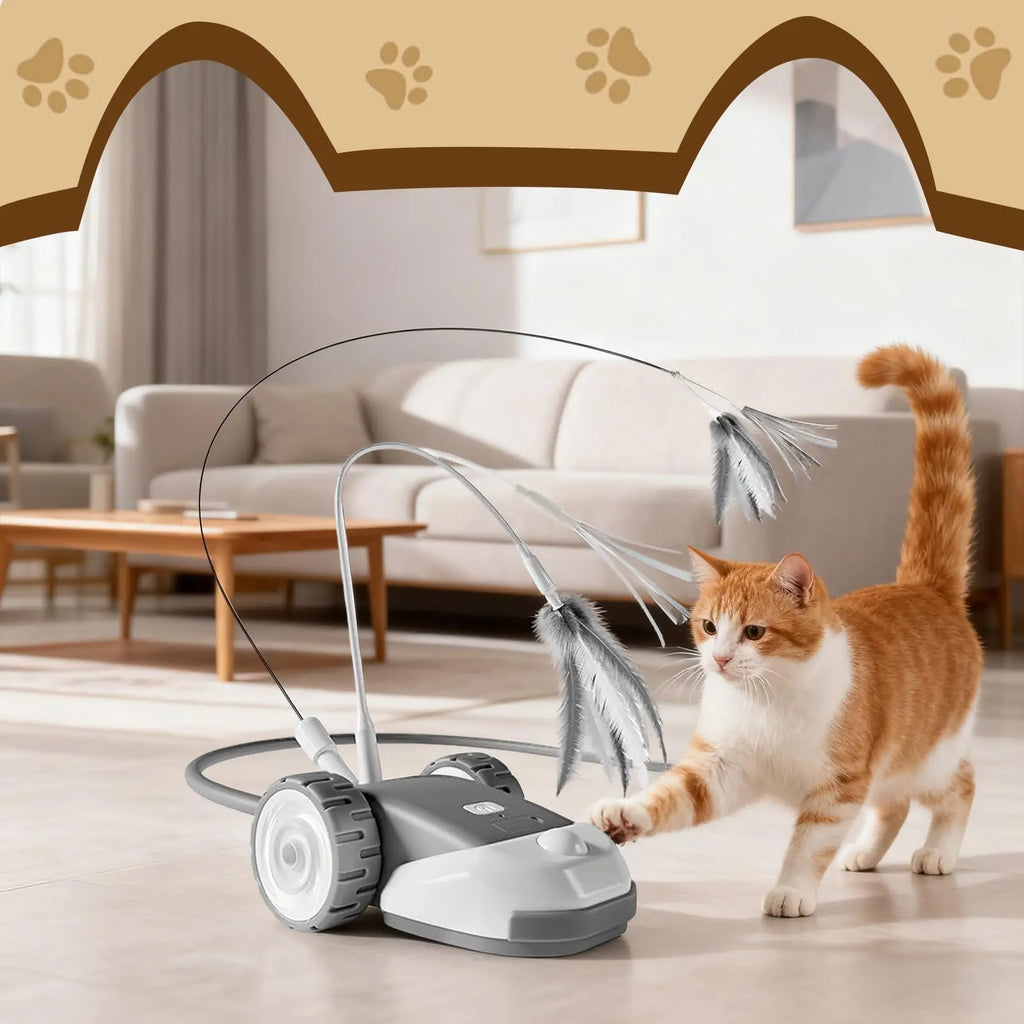 Automatic Cat Toy, Electronic Interactive Cat Toy
