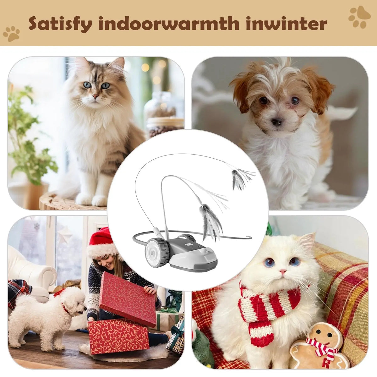 Automatic Cat Toy, Electronic Interactive Cat Toy