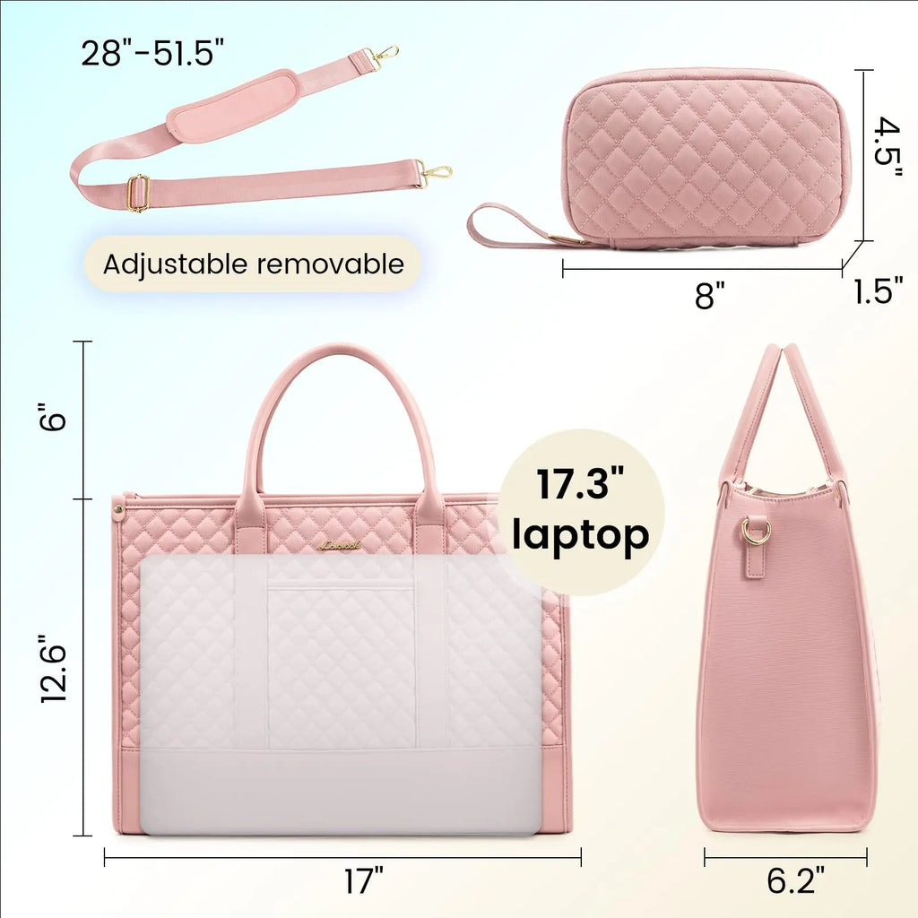 17-inch Waterproof Laptop Bag for Women