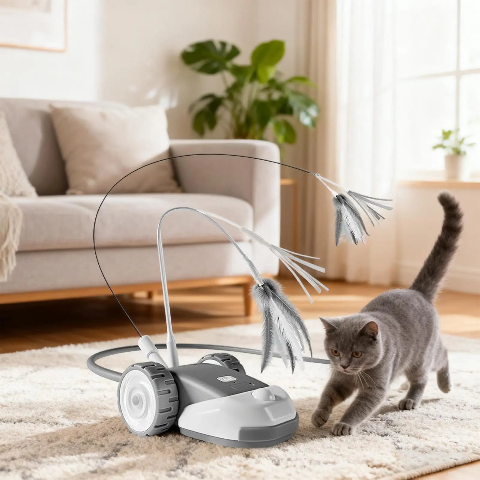 Automatic Cat Toy, Electronic Interactive Cat Toy
