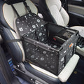 Waterproof Pet Dog Car Seat Booster Box and Basket with Seat Belt Restraint System