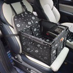 Waterproof Pet Dog Car Seat Booster Box and Basket with Seat Belt Restraint System