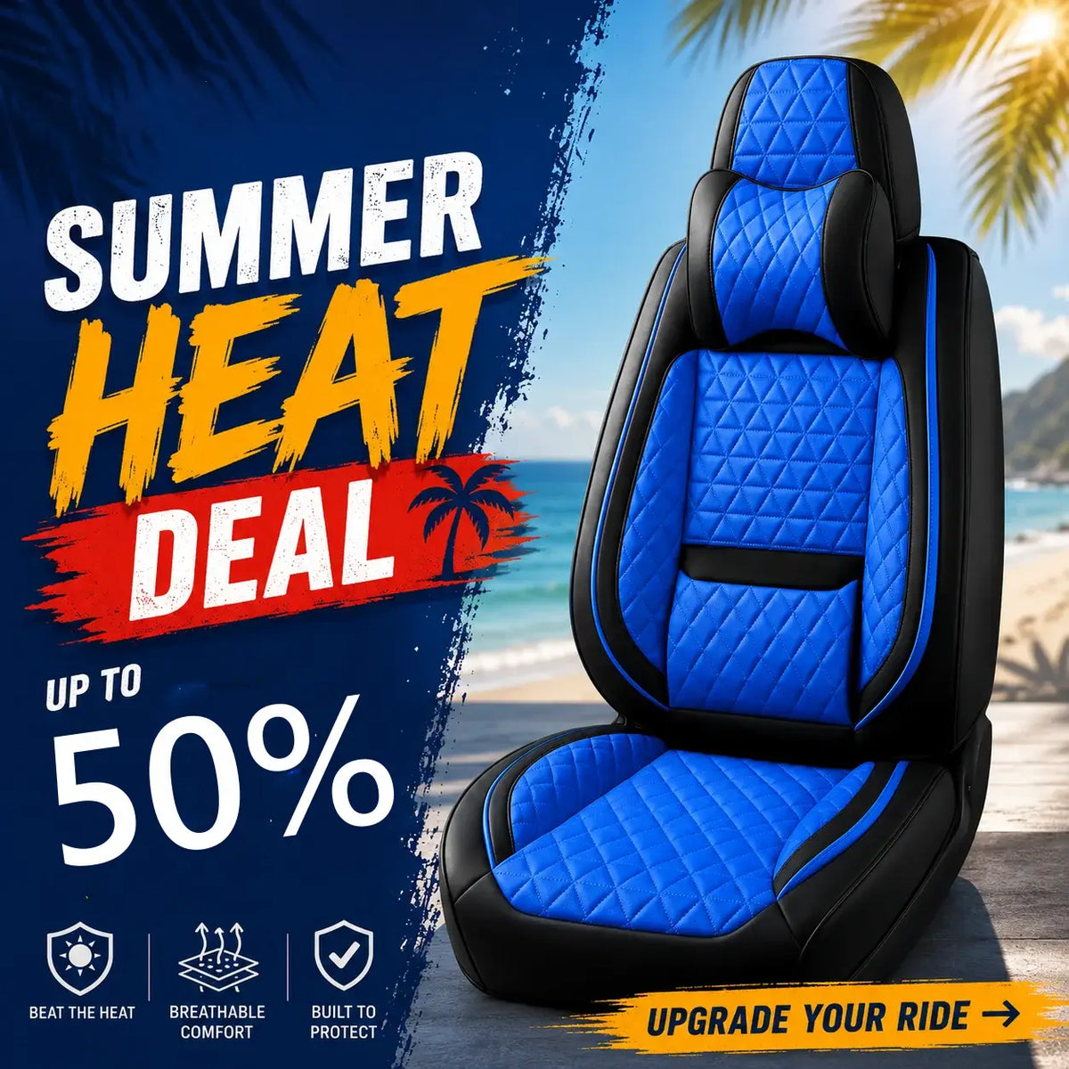 High-end car seat cushions Custom Fit for Cars, SUVs & Trucks