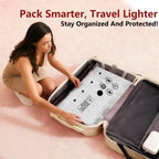 Shrink Your Luggage by 80% with the Ultimate Cordless Travel Vacuum Storage Kit!