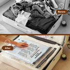 Shrink Your Luggage by 80% with the Ultimate Cordless Travel Vacuum Storage Kit!
