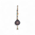Handmade Ceramic Wall Decoration with Evil Eye, Black
