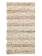 Braided Natural Jute Rug - 125 × 73 cm