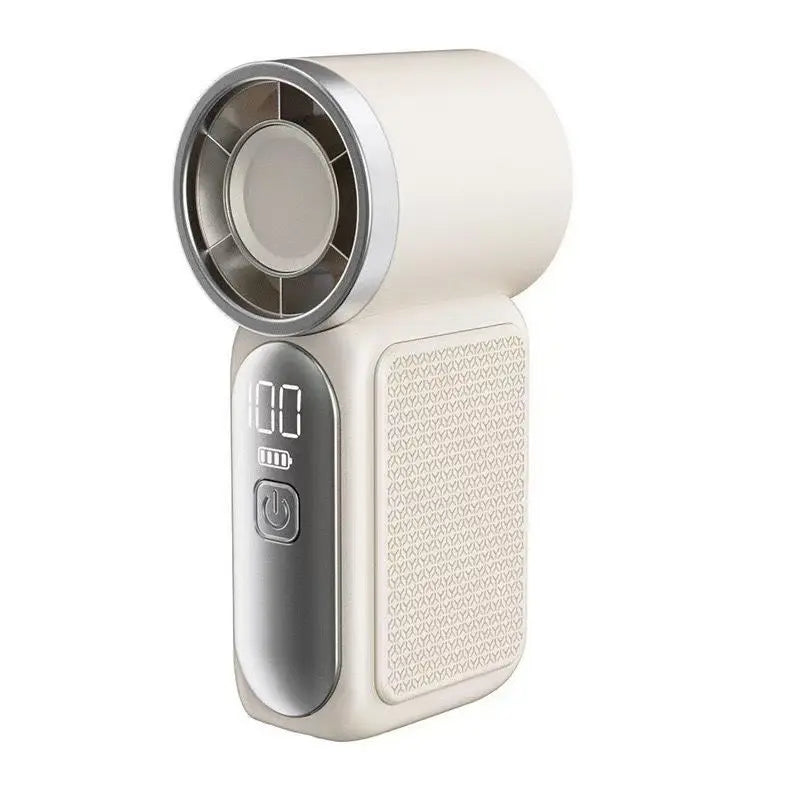 ❄️ Turbo Handheld Fan – 16900 RPM, 6 speeds, LED display