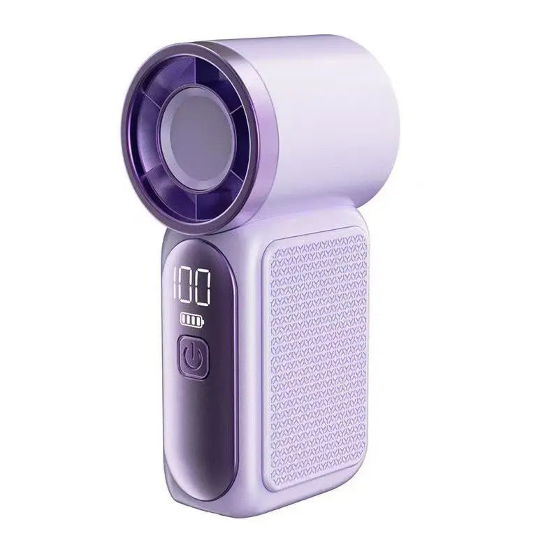 ❄️ Turbo Handheld Fan – 16900 RPM, 6 speeds, LED display