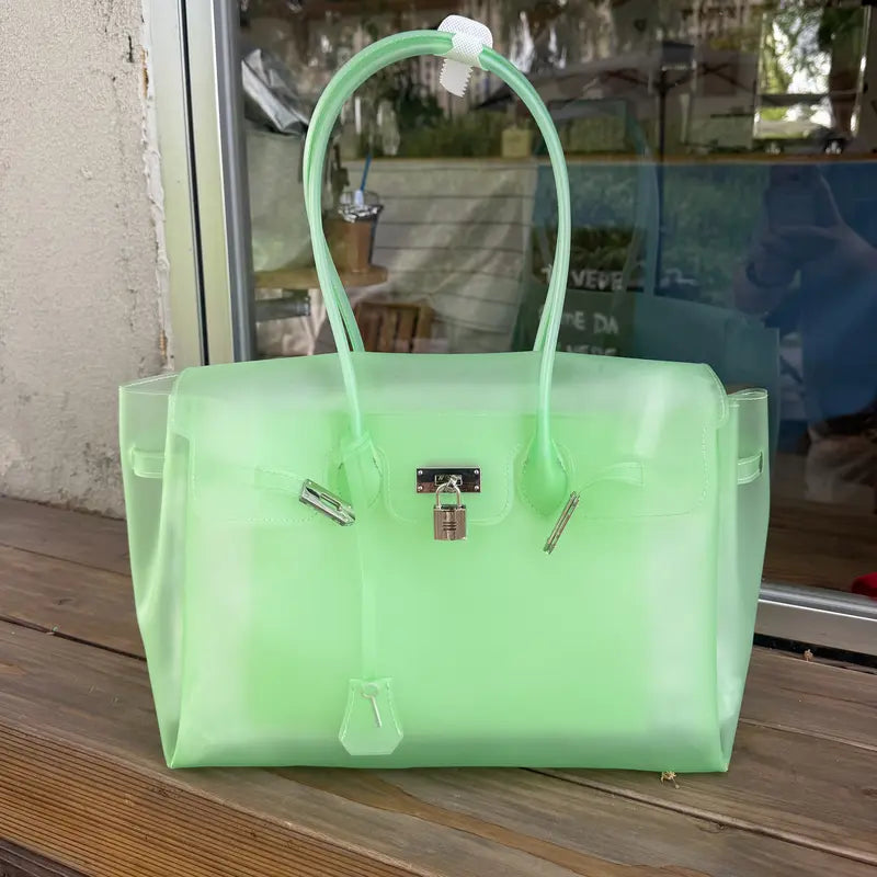 Jelly-Style Multi-Functional Handbag