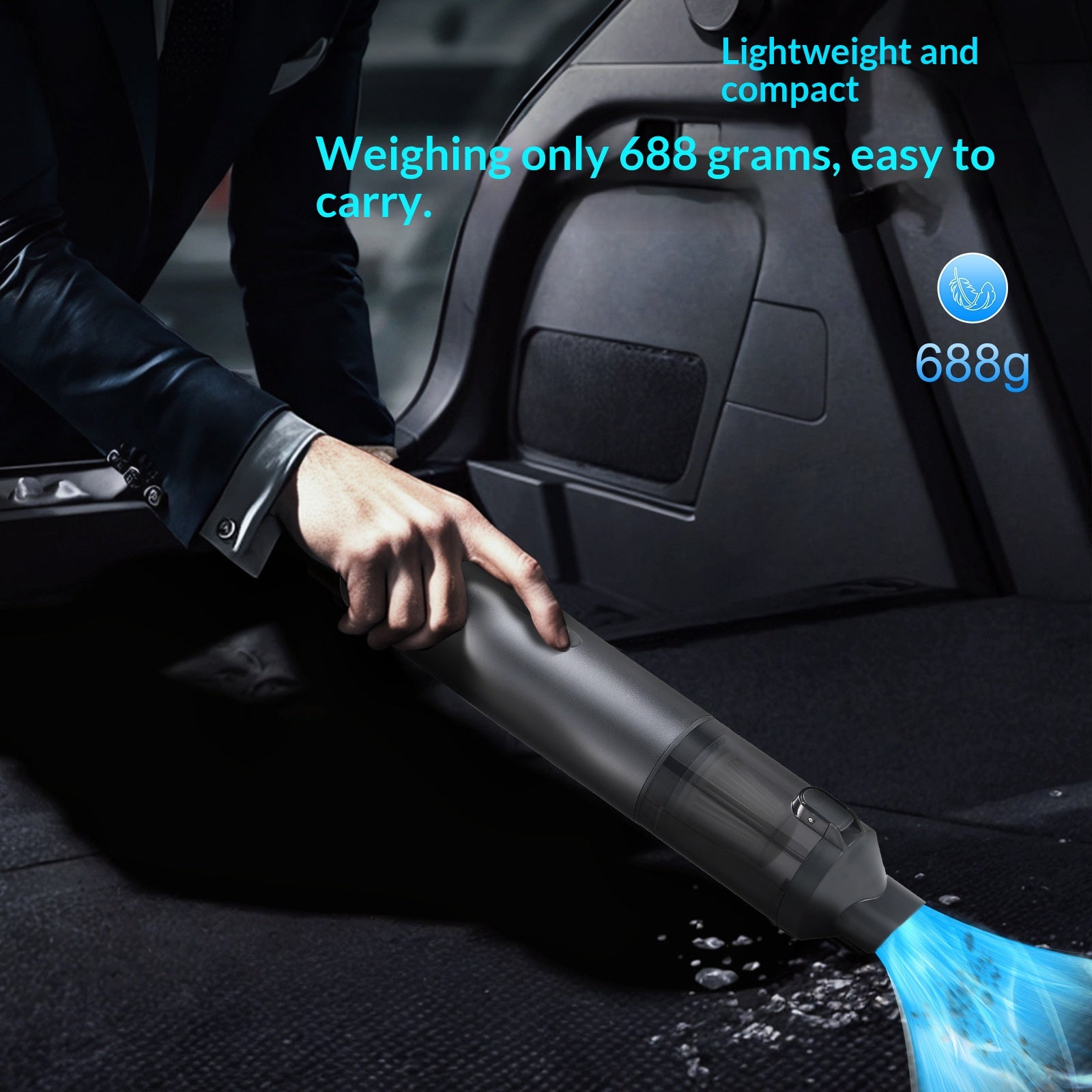 Car-mounted Small High-suction Vacuum Cleaner For Home Use