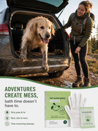 Pet Glove Wipes for Dogs & Cats – Clean Your Pet in Minutes Without a Bath（Buy 1, get 1 free）