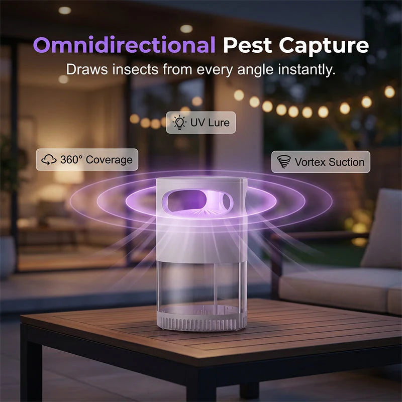 🔥2026 Hot Sale 🦟UV Mosquito Killer Lamp – quiet, USB, chemical-free. 50K+ sold! 🔇🌙